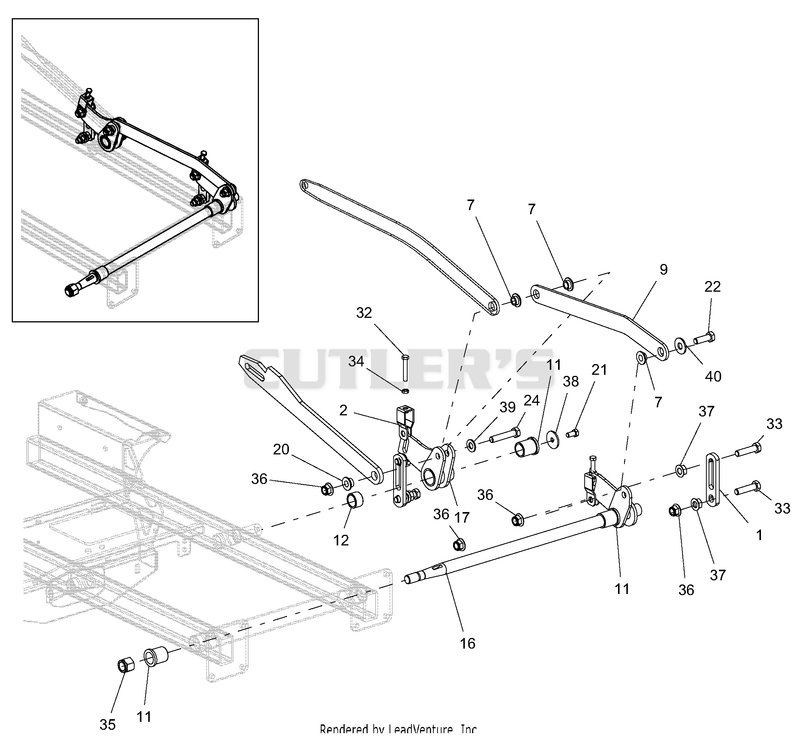 Deck Lift - Left Arm