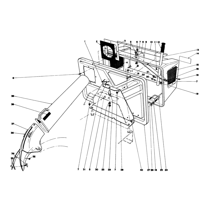 Easy-Empty Grass Catcher Model 59046 (optional)