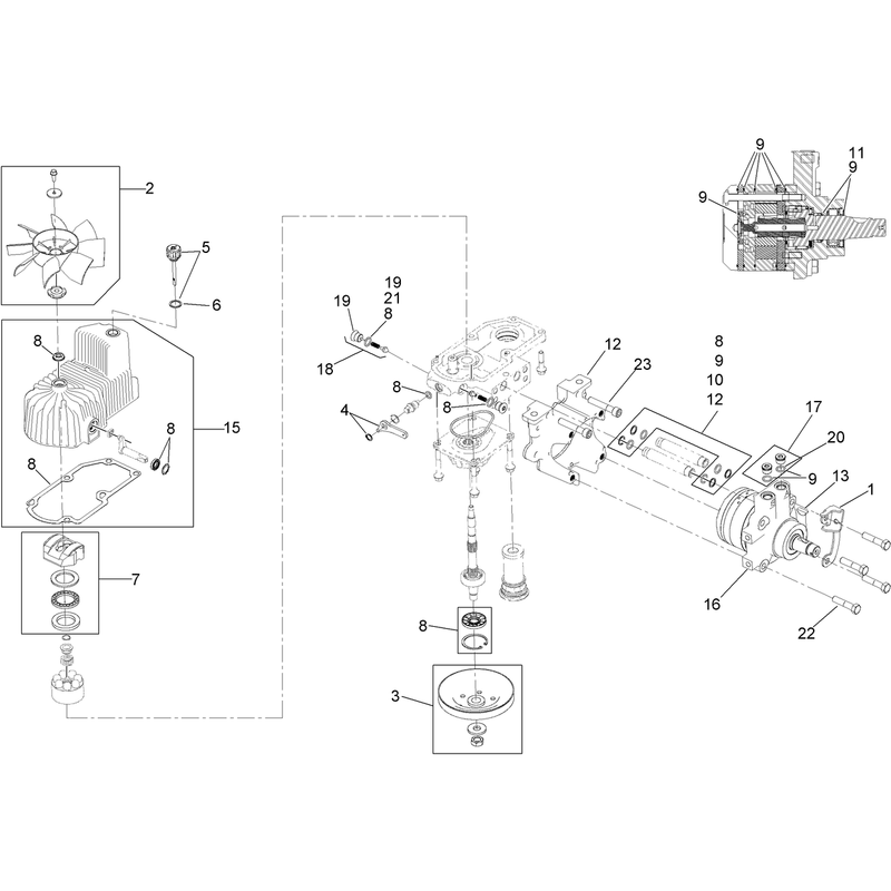 RH Hydro Assembly No. 116-6412