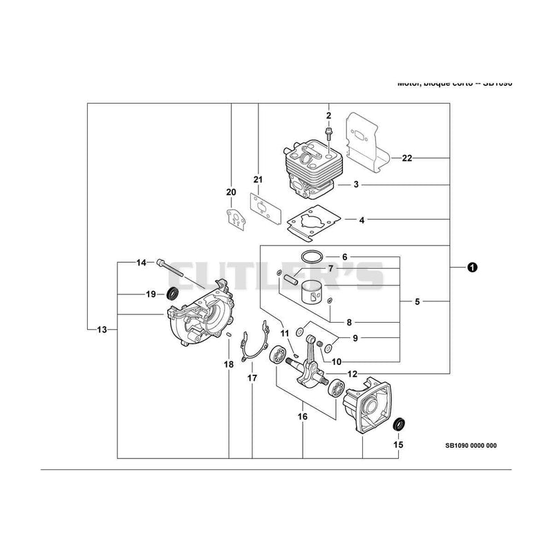 Engine, Short Block -- SB1090