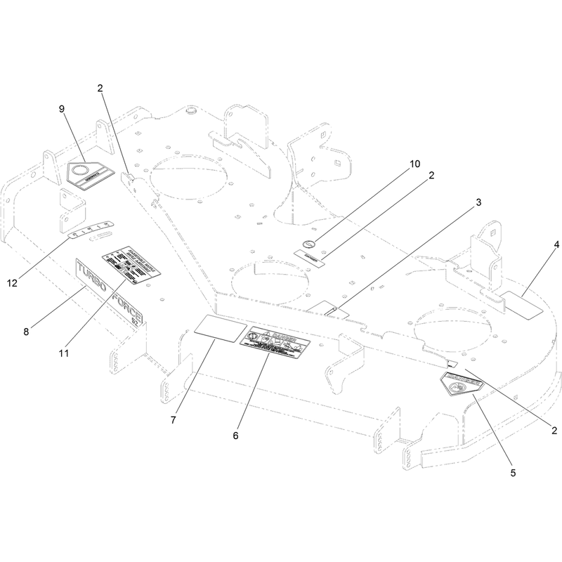 Deck Decal Assembly No. 114-5810