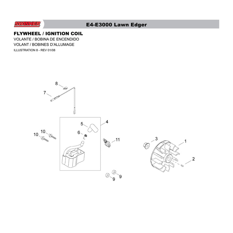 FLYWHEEL / IGNITION COIL