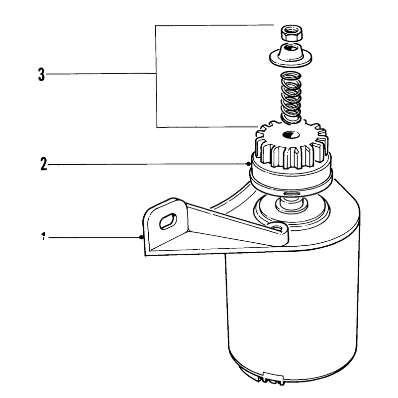 Start Motor Assembly Model No 19472 and 21172