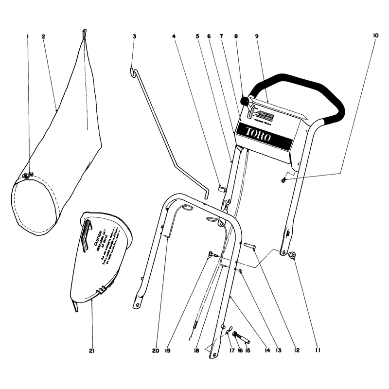 Handle Assembly Model No 21173