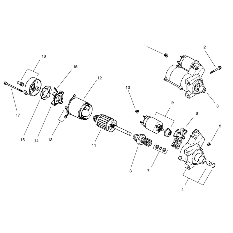 Group 7 Starting System ch25s-68606 Kohler