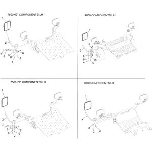 Single Side Mirror Assembly No 134-8275