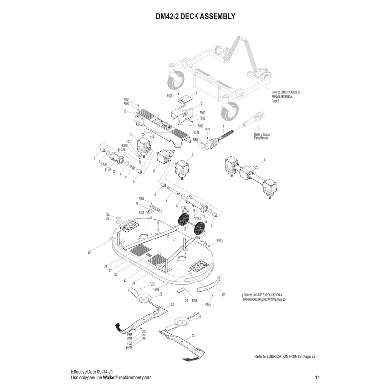 DM42-2 DECK ASSEMBLY
