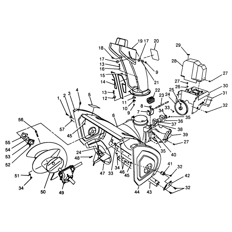 Housing & Chute Assembly