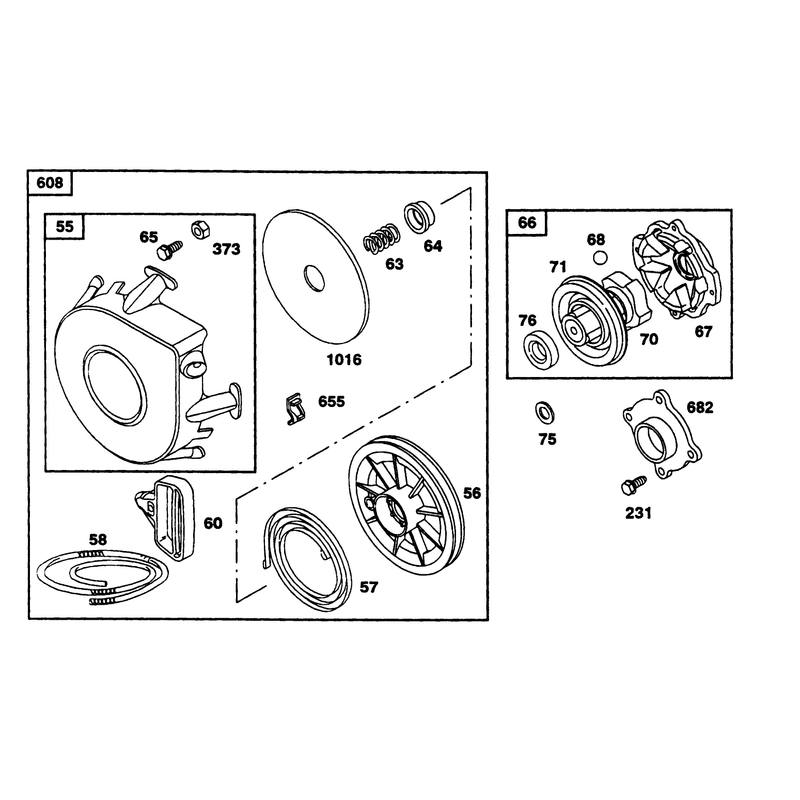 Engine Briggs & Stratton Models 252416-0756-01 & 252416-0757-01