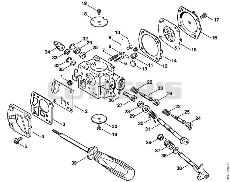Carburetor HS-280, HS-281