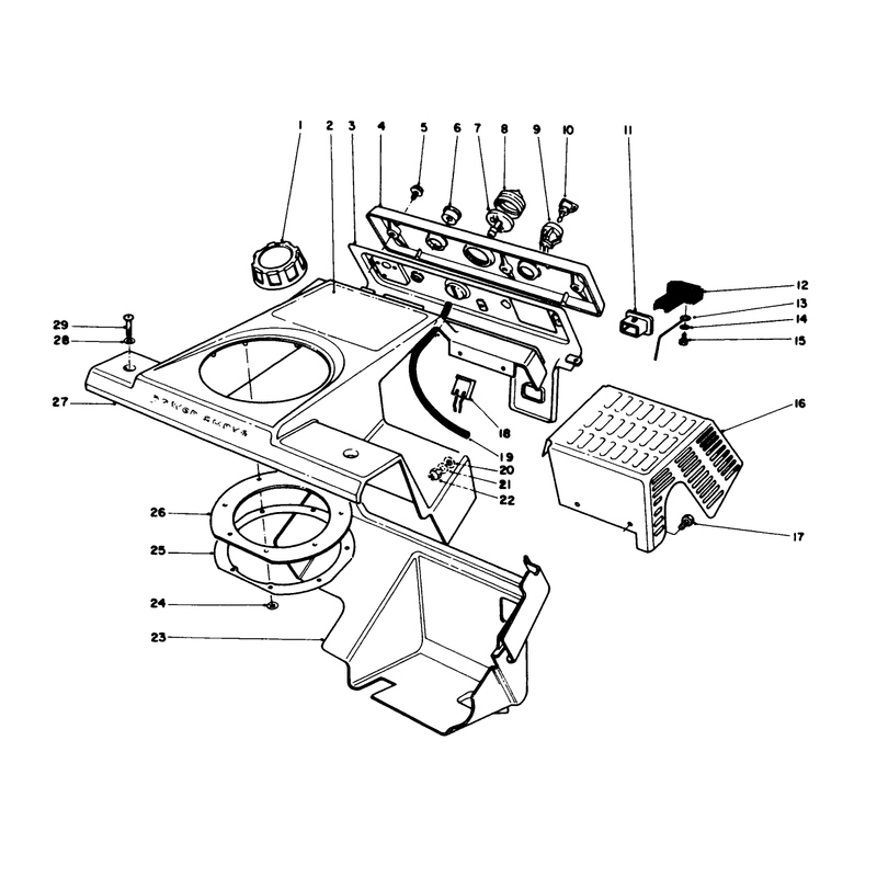 Control Panel & Shrouding Assembly