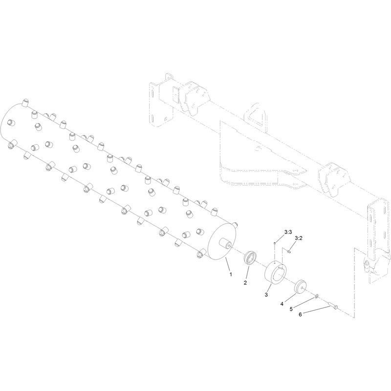 Tooth Roller and Drive Bearing Assembly