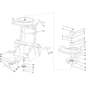Two Bearing Conversion Kit Assembly