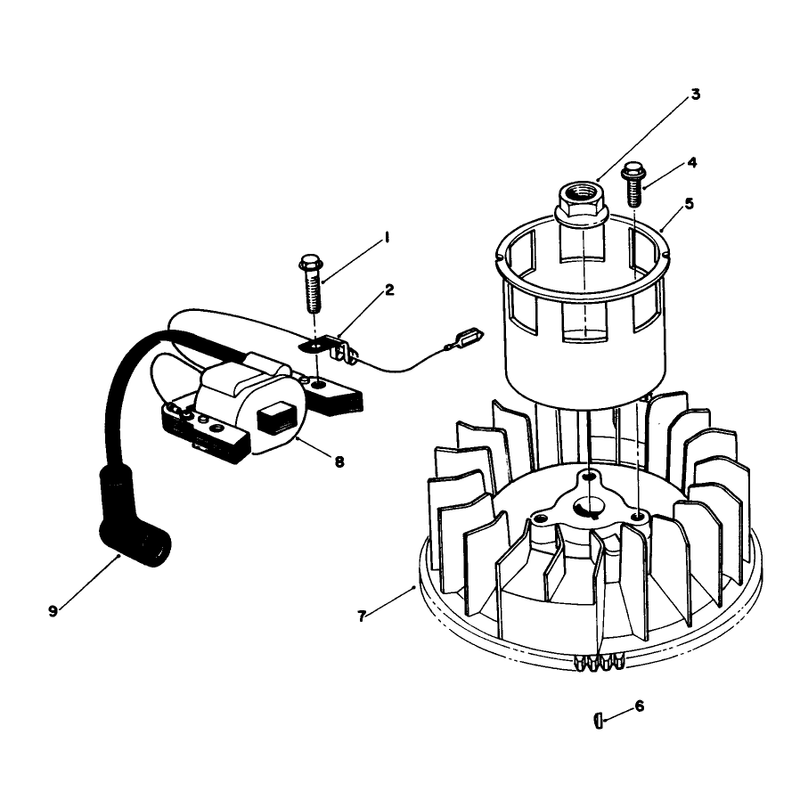 Magneto and Flywheel Assembly
