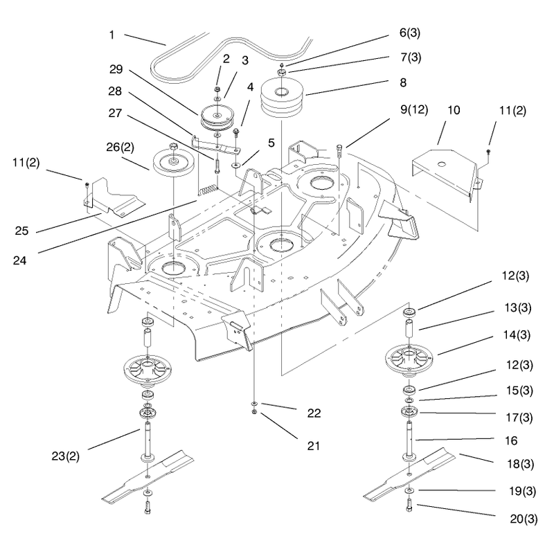Spindle And Blade Assembly