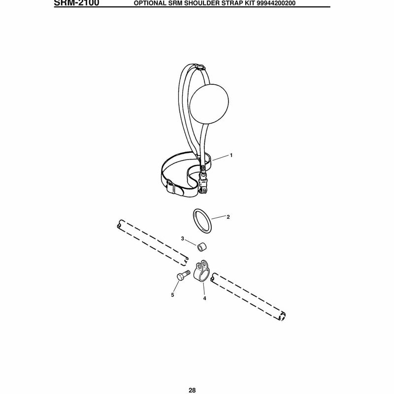 Optional Srm Shoulder Strap Kit 99944200200