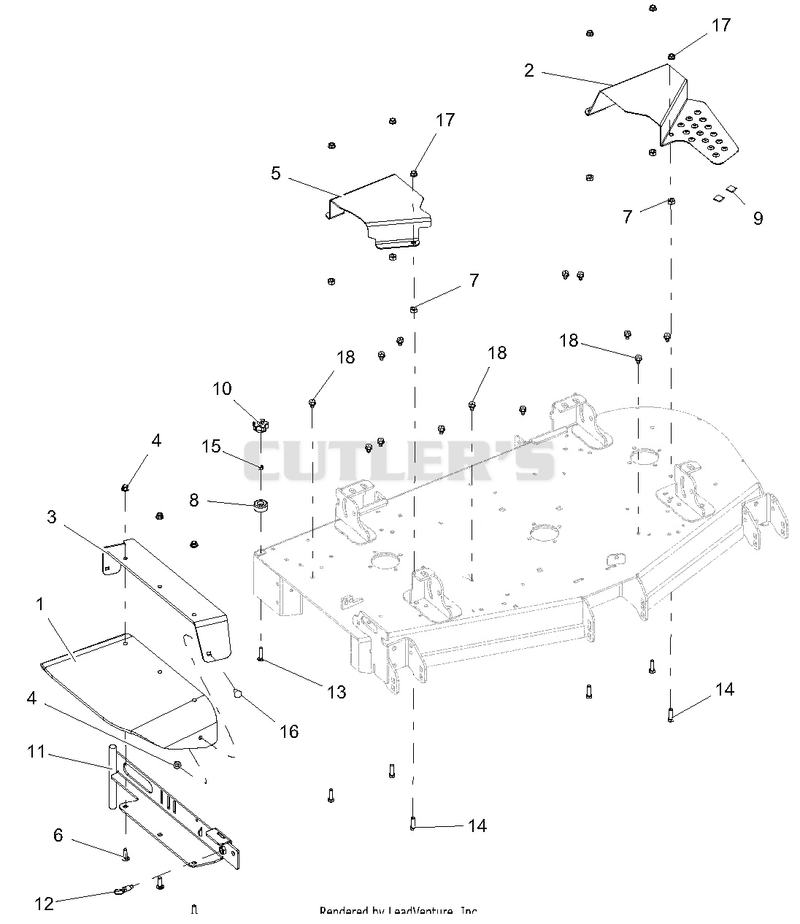Chute And Belt Covers - 52-Inch Deck