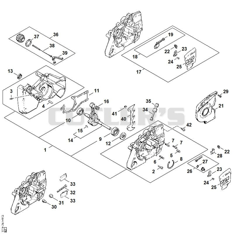 Crankcase, Crankshaft