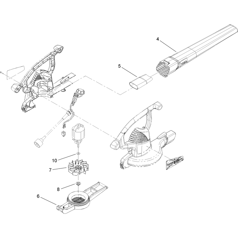 Impeller and Tube Assembly