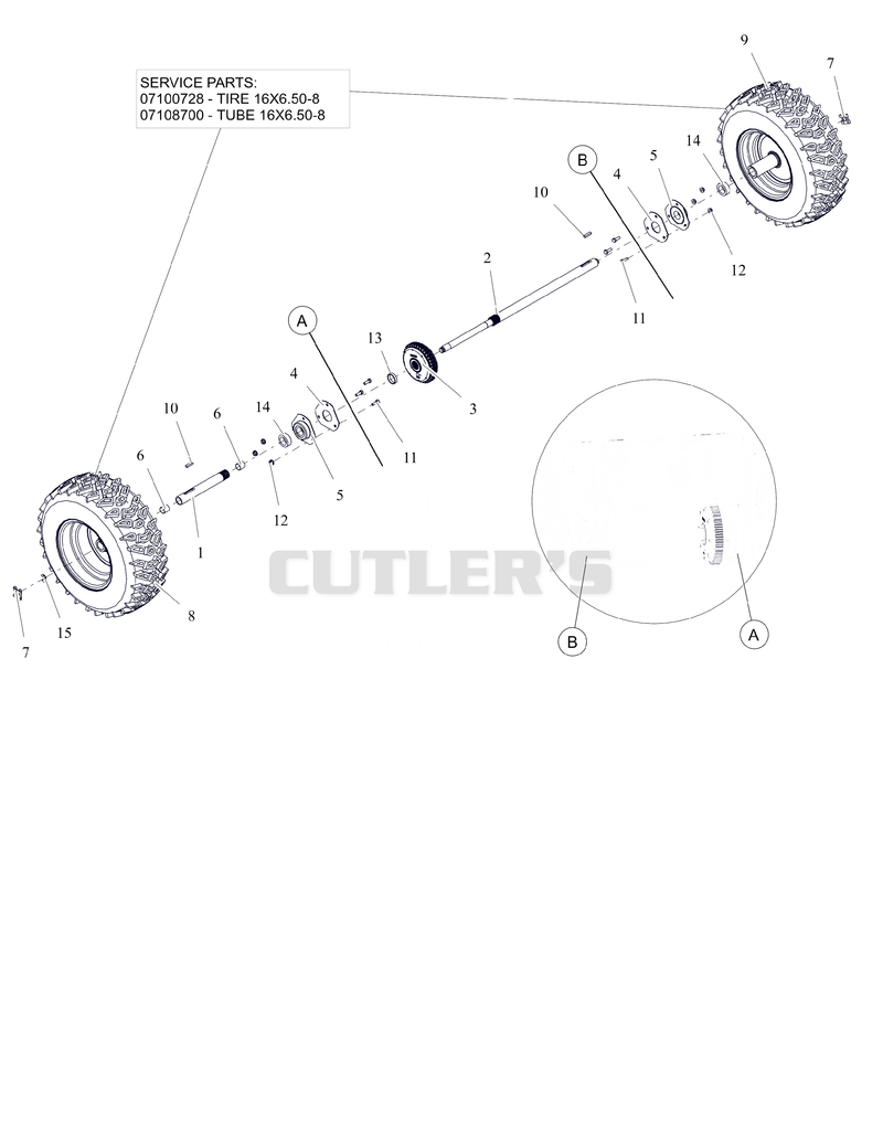 Wheels and Axle - 32"