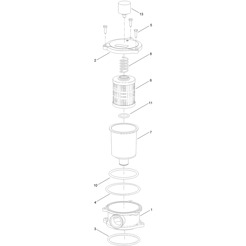 Return Filter Assembly No ST39991