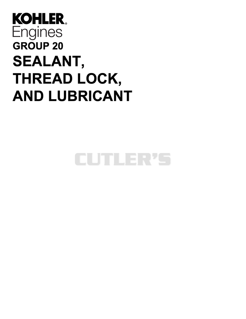 Sealant,Thread Lock, Lubricate