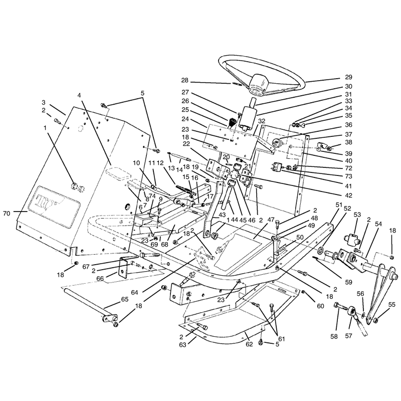 Frame and Steering Assembly
