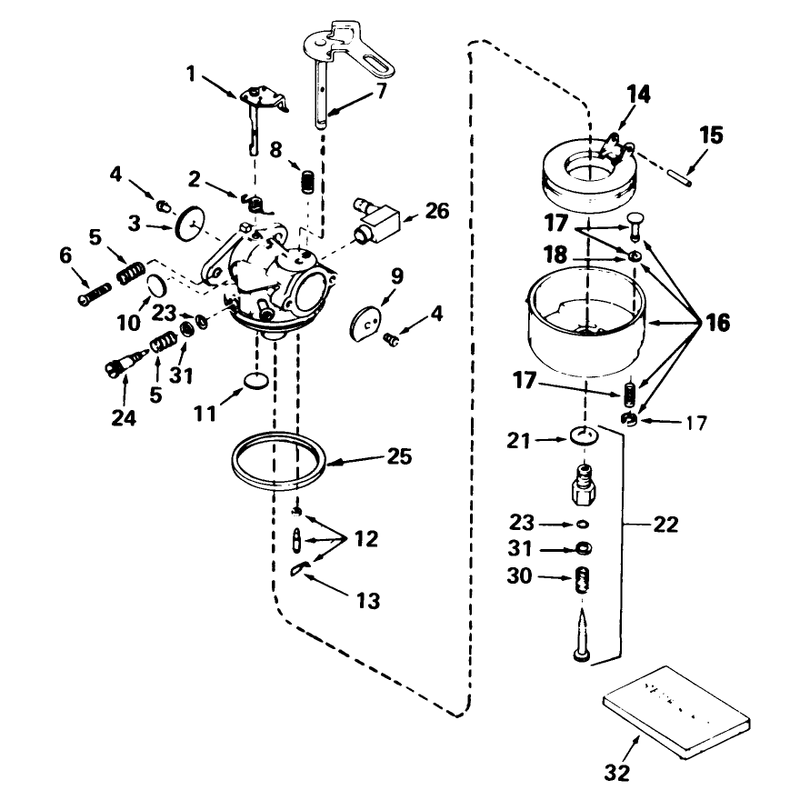 Carburetor No. 632107a