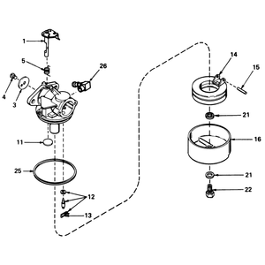 Carburetor No 631784a