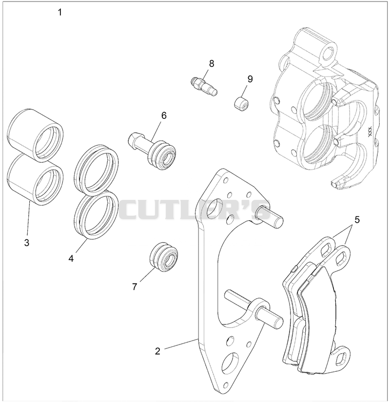 Caliper, Front