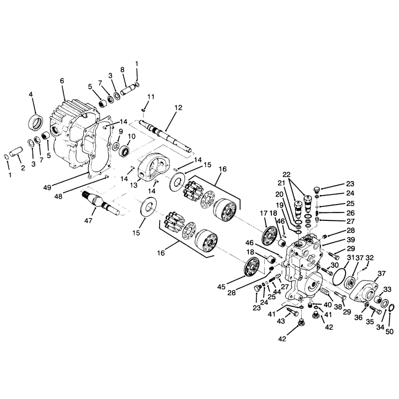 Transmission Assembly No 49-7910