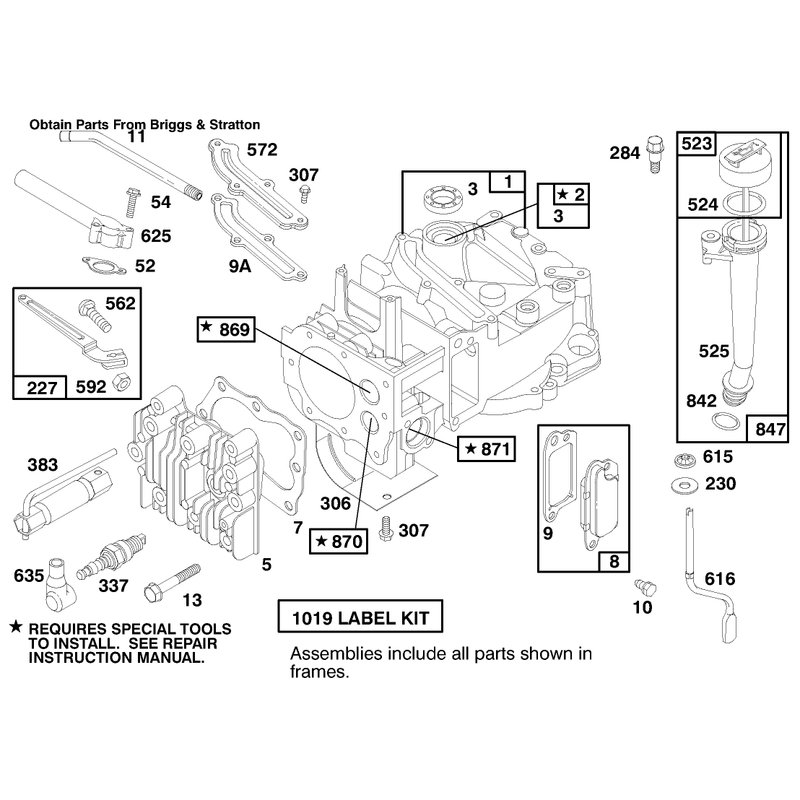 Engine Briggs and Stratton Model 12f802-0667-01
