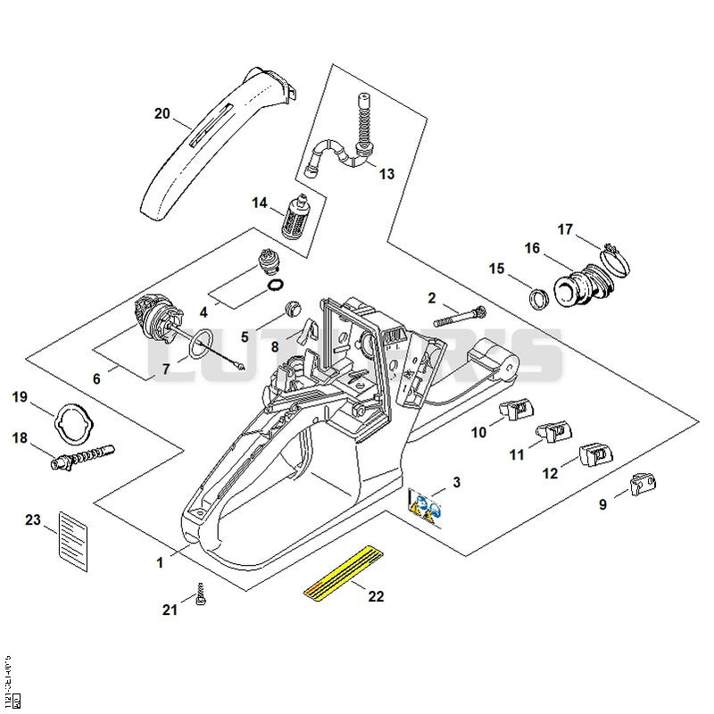Tank housing