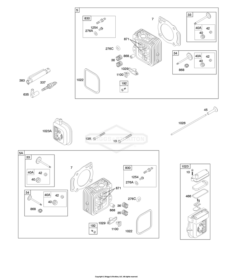 Cylinder Head, Valves