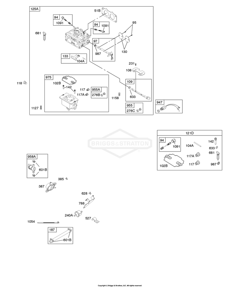 Carburetor, Fuel Supply, Kit - Carburetor Overhaul