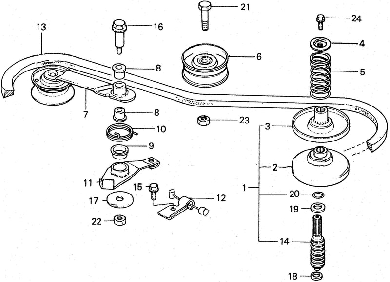 21K2S   TENSIONER ARM@V-BELT