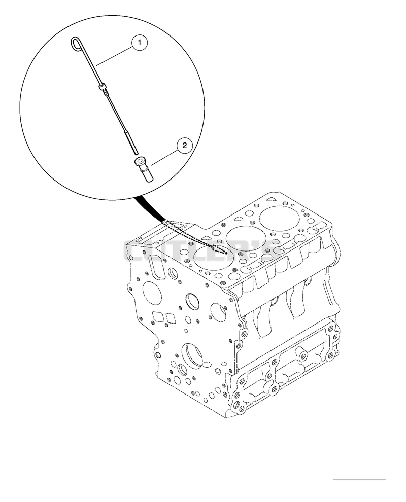 Dipstick and Guide