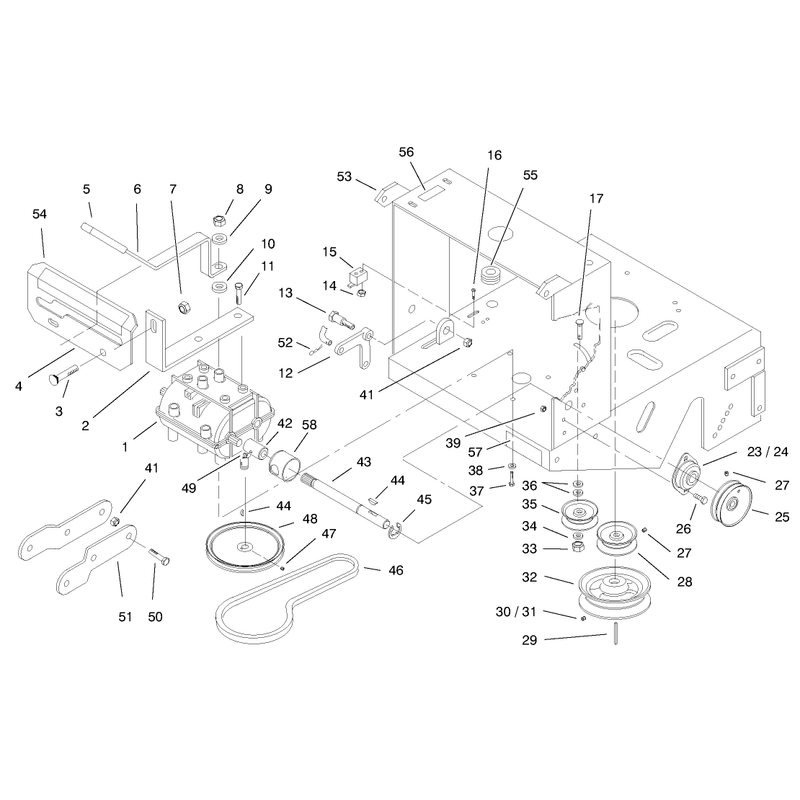 Transmission Pulleys and Drive Belt
