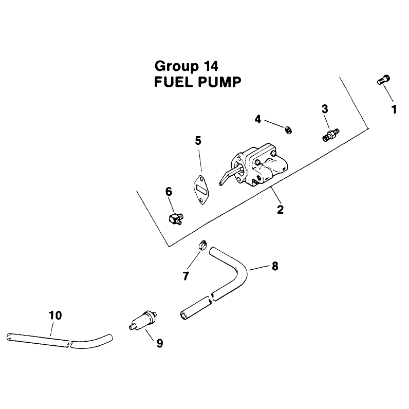 Fuel Pump Engine Kohler Model No Mv16s Type Ps56519