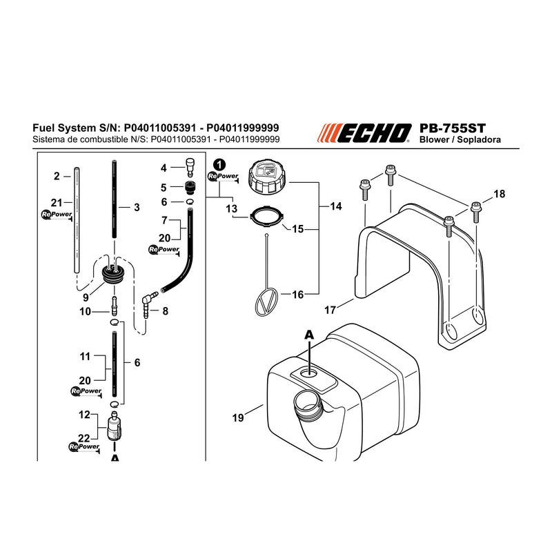Fuel System S/N: P04011005391 - P04011999999