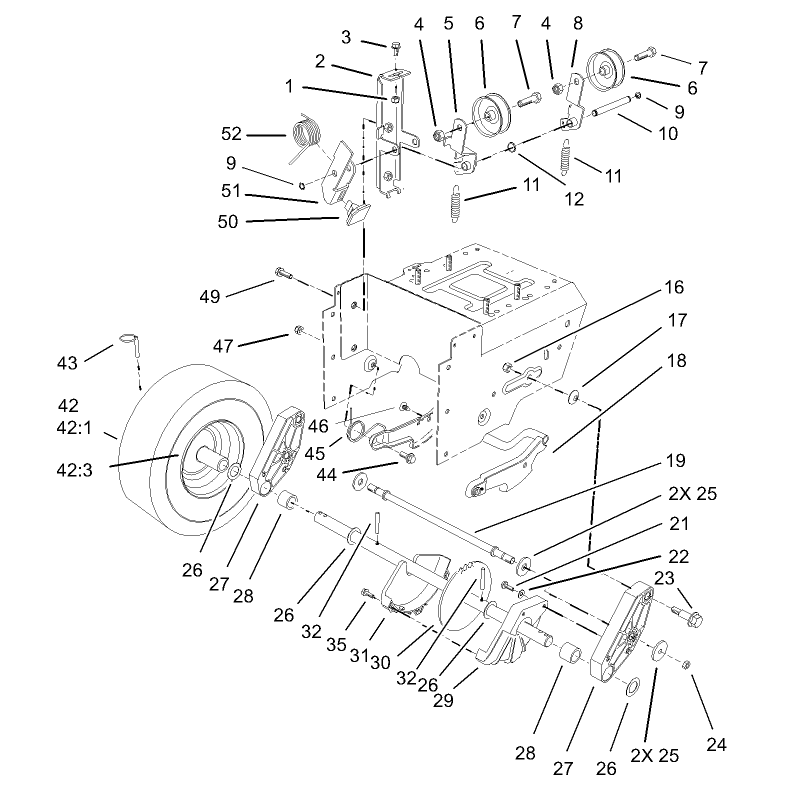 Lower Traction Assembly