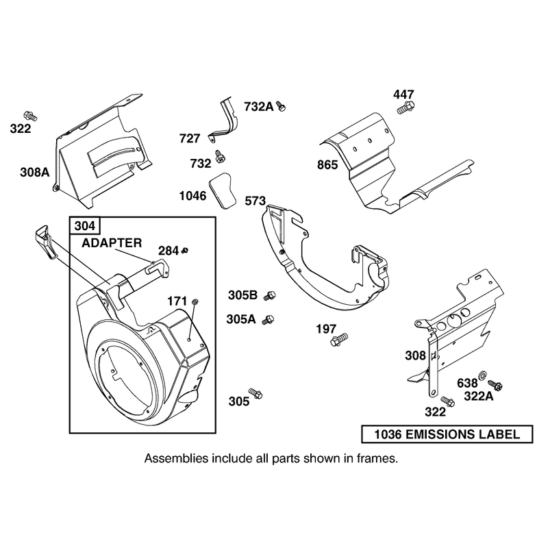 Blower Housing and Cover Assembly