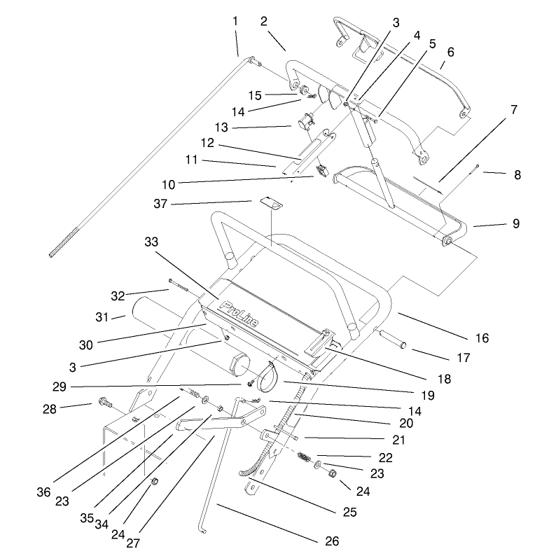 Upper Handle Assembly