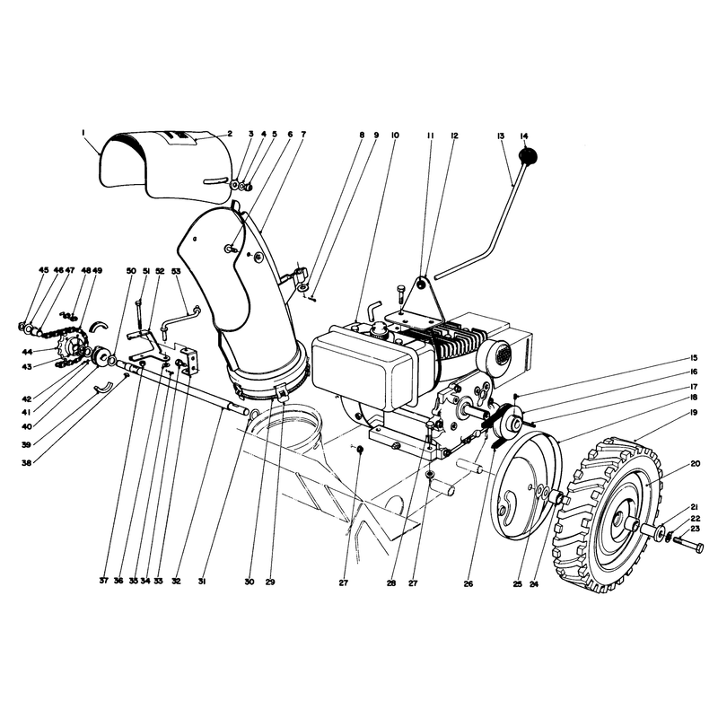 Engine And Drive Assembly