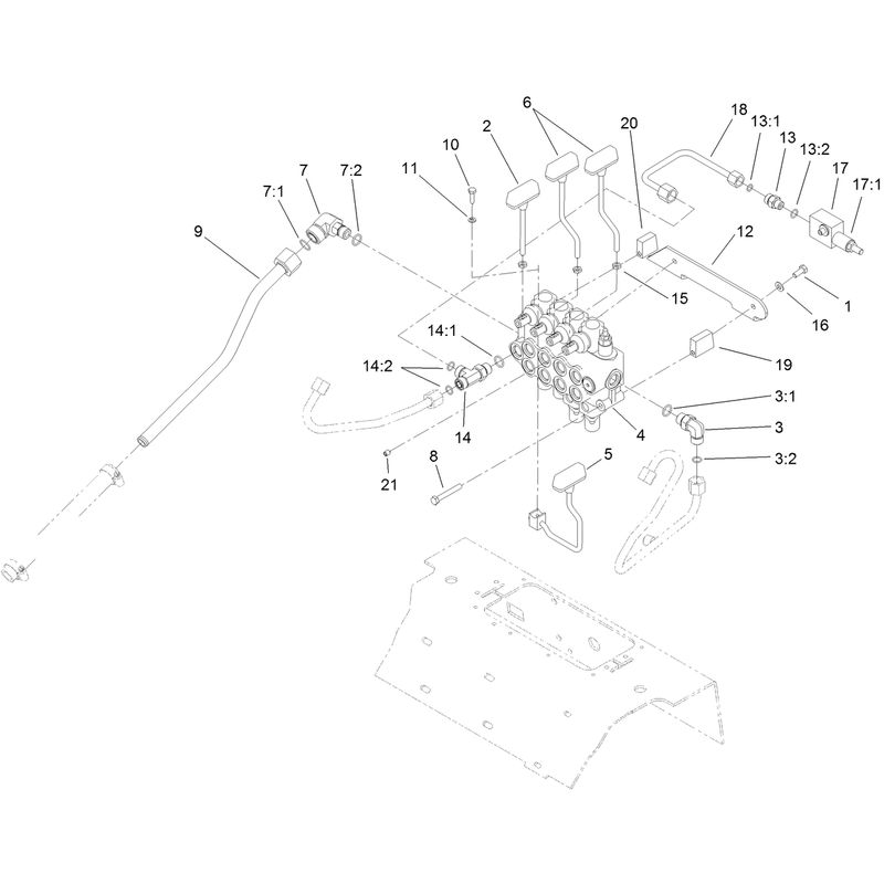 4 Spool Valve Assembly