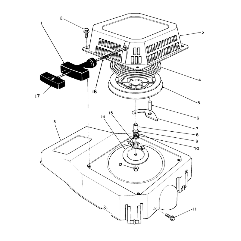 Recoil Assembly (engine No. Vml0-7)
