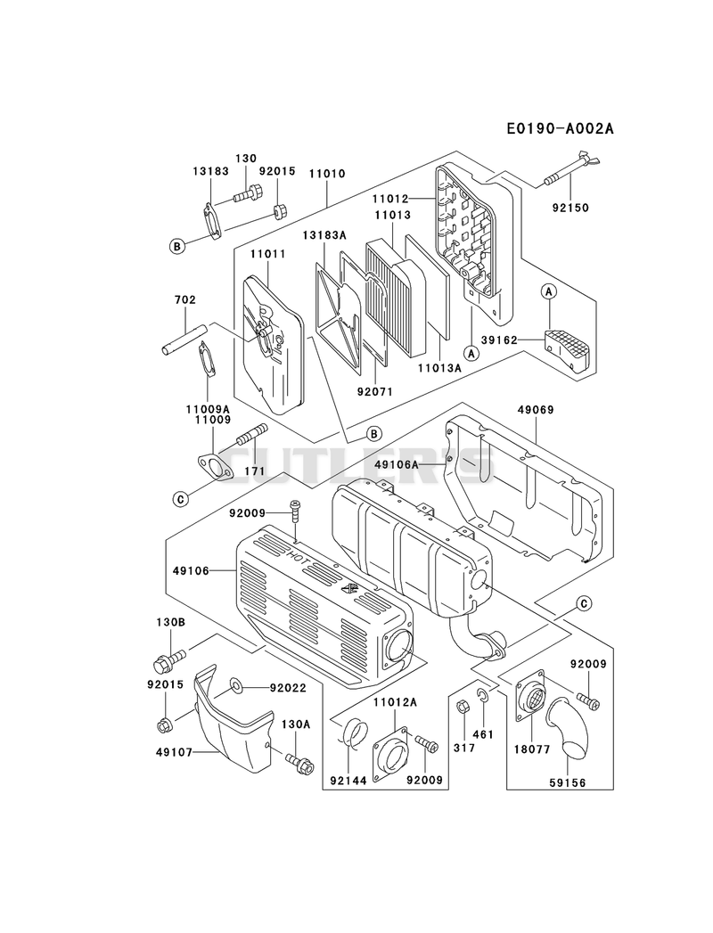 AIR-FILTER/MUFFLER