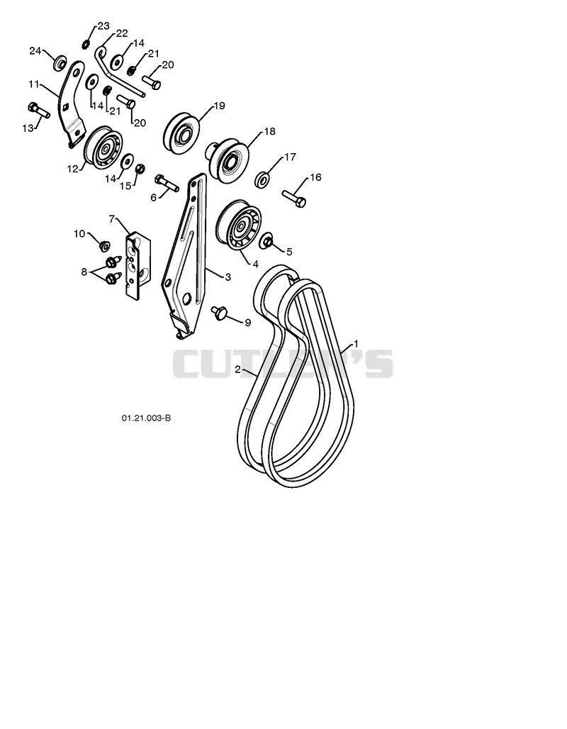 BELT GUARD & PULLEY