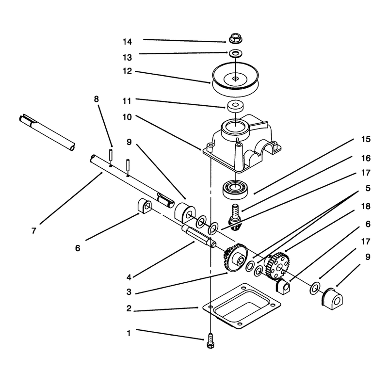 Gearcase Assembly No 71-9600