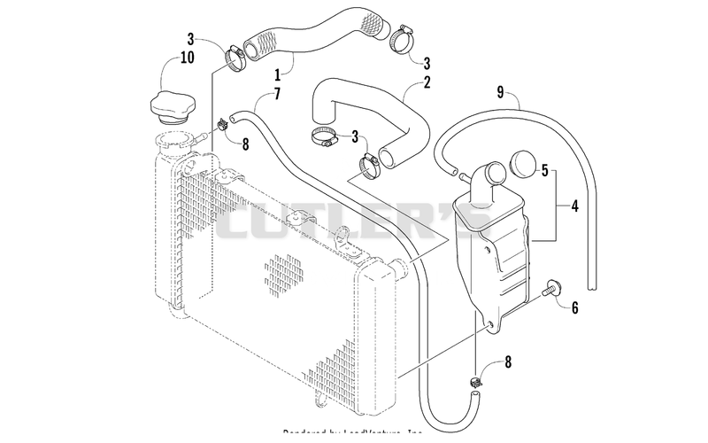 RADIATOR HOSE ASSEMBLY [79001]